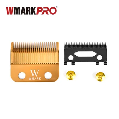 WMARK-Lame de tondeuse à cheveux sans fil pour bbliss FX870 ensemble d'accessoires de couleur dorée
