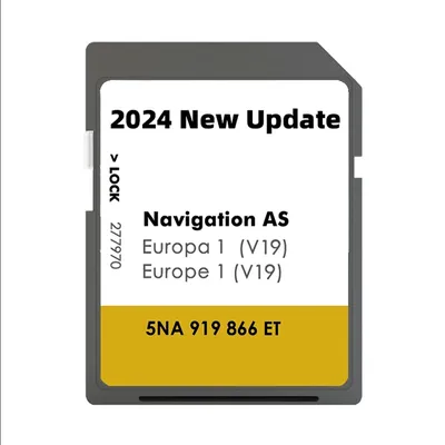 SENUINE-Carte SD pour VW MIB2 Media Map Sat Nav Update AS V19 Navi GPS Card New 2024