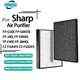 FZ-F50HFE/U FZ-F50DFE pour Sharp Purificateur d'air filtre FP-J40 FP-JM40 FP-G50 FP-GM50