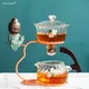 Théière automatique en verre service à thé créatif pour la maison parfumé Pu'er Kung Fu