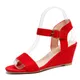 Sandales à talons hauts compensés pour femmes chaussures d'été style bohème grande taille 35-43