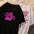 JINX ARCANE MONKEY Anime T-shirt pour hommes T-shirt de dessin animé drôle Streetwear décontracté