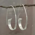 Boucles d'oreilles créoles indiennes en or et argent pour femmes spirale ronde boucles d'oreilles