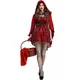 Costume de Petit Chaperon Rouge pour Femme Robe de Barrage de ixd'Halloween Cosplay de Carnaval
