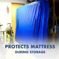 Sac de Protection de Matelas Réutilisable Lavable Anti-poussière Imperméable Anti-salissure