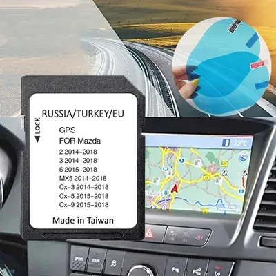 Carte SD de navigation par satellite pour appareil GPS Mazda CX5 2015 2016 2017 2018 Europe