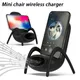 Support de téléphone multifonction avec haut-parleur de musique en forme de chaise chargeur