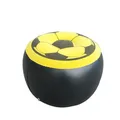 Tabouret gonflable portable avec pompe à air surface de football intérieur extérieur enfants