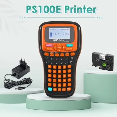 Imprimante d'étiquettes industrielle sans fil PS100E découpeuse automatique portable machine de