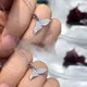 Huretailers-Collier pendentif queue de poisson pour femme collier sirène en cristal design de