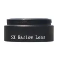 Lentille Barlow H58D 5X 1.25 pouces extension d'oculaire télescope astronomique M28.5 x 0.6