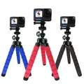GoPro Hero 10 9 8 7 6 support noir Flexible trépied en forme de pieuvre pour appareil photo et