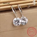 Boucles d'Oreilles Moissanite 1 Carat pour Femme Argent Sterling 925 Or Blanc 14k Plaqué Copie