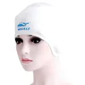 Bonnet de bain en Silicone pour hommes et femmes Protection d'oreille cheveux longs étanche