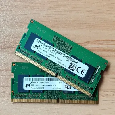 Mémoire d'ordinateur portable de Micron RAM DDR4 8GB 3200MHz DDR4 8GB 1jas16 PC4-3200AA-SC0-11