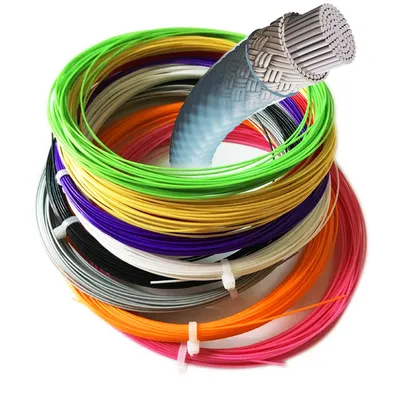 Corde de badminton en nylon 20 pièces/lot convient uniquement aux débutants mélange de couleurs