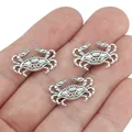 Breloques en Alliage Mixte de 20x12mm Accessoire Antique en Argent pour Pendentif de Bracelet