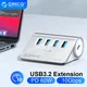 ORICO USB HUB 10Gbps USB Dock Station Aluminium SuperSpeed ​​Powered PD60W Chargeur Type C Splitter