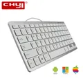 CHYI-Mini clavier filaire USB portable clavier ergonomique ultra fin claviers d'ordinateur