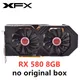 XFX-Cartes de plongée AMD Radeon Jas580 RX 580 8 Go Cartes d'écran vidéo GPU Ordinateur de