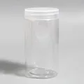 2pcs Empty Clear Travel Storage Container Refillable Bottle Plastic Jar with lid for Jewelry Makeup