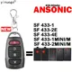 ANSONIC – télécommande de porte de Garage 433.92mhz Code fixe SF 433-1 433-2E 433-4E 433-1MINI/M