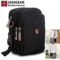 JANGEAR-Sac suisse multifonction pour téléphone portable pour homme sacoche verticale de grande