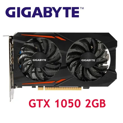 GIGABYTE-Carte vidéo originale GPU GTX 1050 cartes de plongée 2 Go carte vidéo GP107-300 NVIDIA