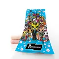 Tokidoki – serviette de bain en coton imprimé pour le visage et la douche en tissu microfibre