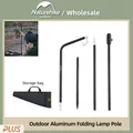 Naturehike Ultraléger Support d'éclairage extérieur en tube d'aluminium pliable pour le camping