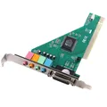 Carte son PCI PC 5.1 Surround 3D 4 canaux avec capacité de jeu port I nouveau