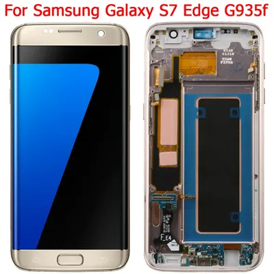 Écran tactile LCD avec cadre pour Samsung S7 Edge pièces d'affichage 5.5 pouces G935F G935F DS