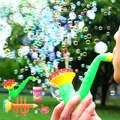 Nouveaux jouets drôles de soufflage d'eau pistolet à bulles souffleur de bulles en plein air pour