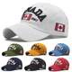 Casquette de baseball pour hommes et femmes casquettes du Canada chapeau de papa Snapback Feel