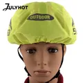 Juste imperméable pour casque de vélo couverture de pluie avec bande de coulée protection de gril