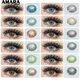 AMARA – lentilles de Contact colorées Contact annuel 3 tons sans Prescription multicolores