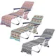 Housse de chaise de plage avec poche de rangement pour vacances jardin piscine transat élément