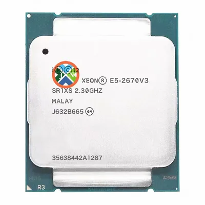 Xeon CPU E5-2670V3 SR1XS X99 2.30GHZ 30M 12 COURS E5 2670 E5-2670 V3 LGA2011-3 processeur E5 2670V3