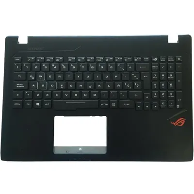 Clavier Latin Rétro-Éclairé RVB pour Bali Rog avec Coque Supérieure pour Modèles GL553 GL553VD