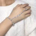 BRACELET féerique en cristal brillant pour femmes tendance tendance exagéré anneau intégration