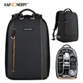 K & F Concept – sac à dos professionnel de grande capacité pour photographie sac étanche pour