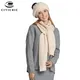 CIVICHIC – écharpe en laine tricotée pour femme 2 pièces couvre-chef épais en poils de lapin