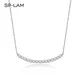 Collier ras du cou en Moissanite pour femmes argent 925 brillant diamant de laboratoire