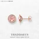 Boucles d'oreilles rondes rose clair de Luna pour femmes bijoux à la mode de Style européen cadeau