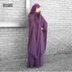 Etosell – robe Hijab musulmane à capuche pour femmes vêtement de prière Eid Jilbab Abaya longue