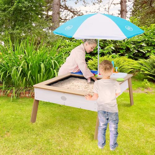 AXI Sand- und Wassertisch Linda mit Spielküche Braun und Weiß