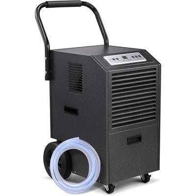 Commercial Dehumidifier for Basement with Drain Hose and Pump - 110 pints