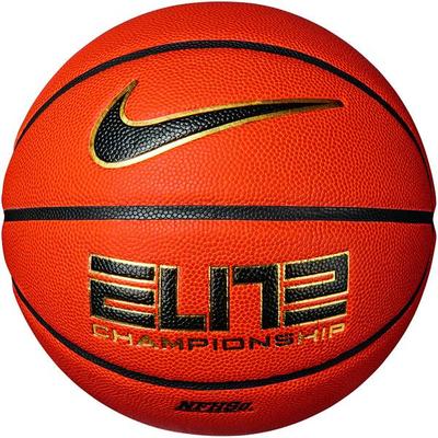 NIKE Basketball Elite Championship 8P, Größe 7 in 878 amber/black/metallic gold/black