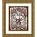 Robinson Carol 12x14 Gold Ornate Wood Framed with Double Matting Museum Art Print Titled - Red Wood Peace