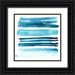 Vess June Erica 20x20 Black Ornate Wood Framed with Double Matting Museum Art Print Titled - Liquid Motif V